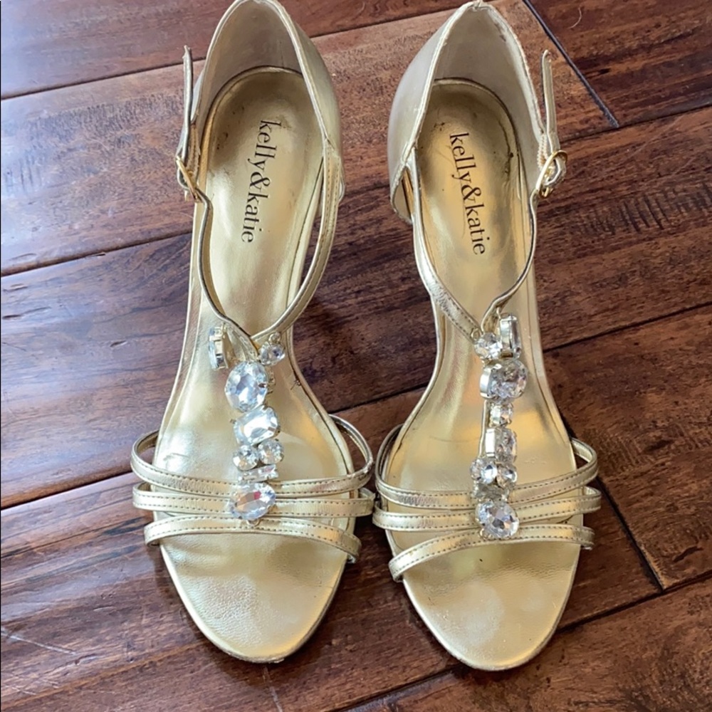 Champagne Gold Heels